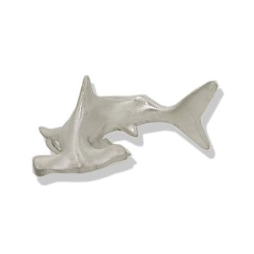 Silver 3D Hammerhead Shark Pendant